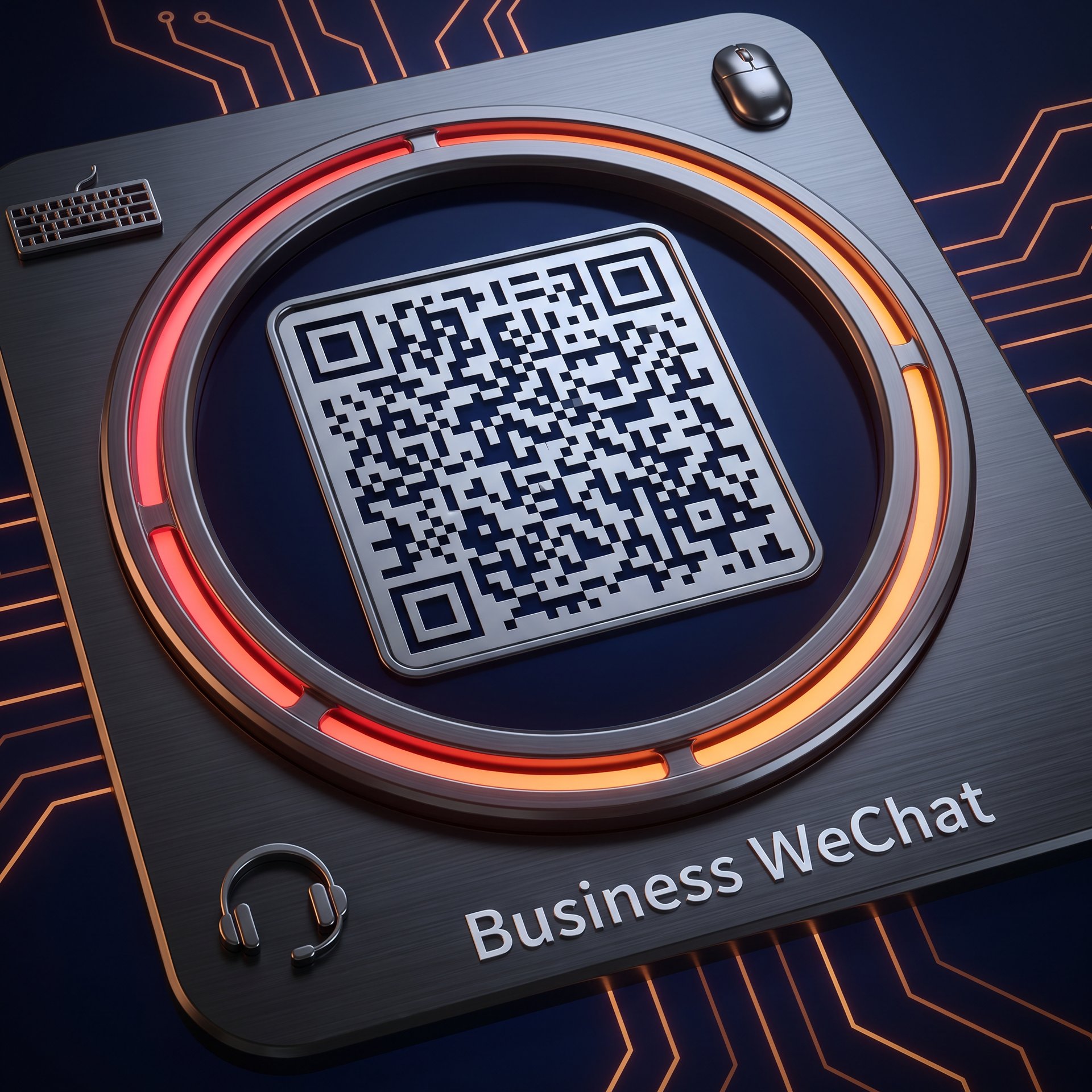 高清动漫商务合作二维码